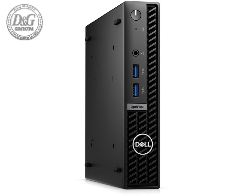 Dell OptiPlex MT 7020, Intel Core i3-14100 vPro (4C, 8T, 12MB cache, up to 4.7GHz Turbo), 8GB (1x8GB) DDR5, 512GB  M.2 SSD, Integrated Graphics, 8x DVD+/-RW, No WiFi, BG KBD, Mouse, Ubuntu, 3Y ProSupport